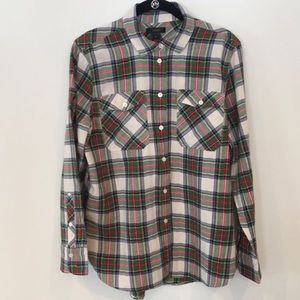 J. Crew Plaid Button Down Shirt - size 10
